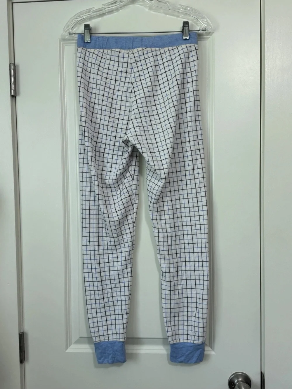 Free People Intimately Small Blue & White Thermal Pajama Set